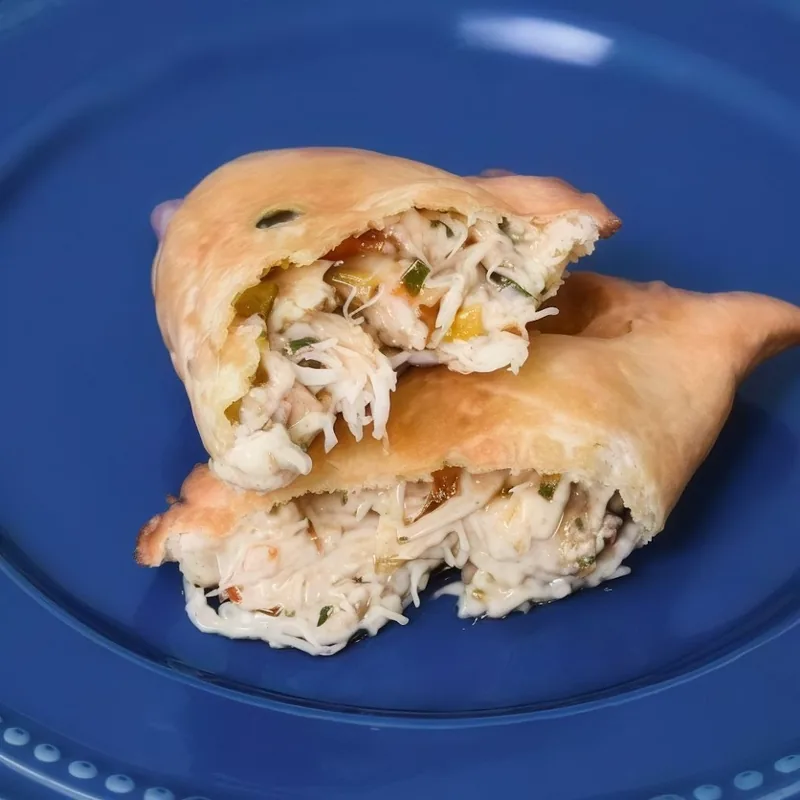 Pollo con queso, cremosita 💙